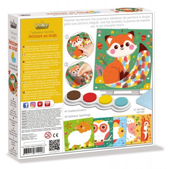 Ujjfestés-Erdei állatok CreaLign