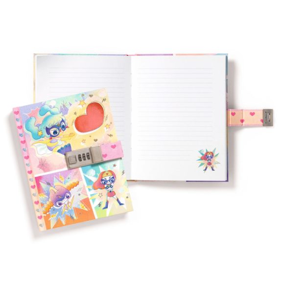 Titkos napló kódzárral - Szuperhősök Djeco