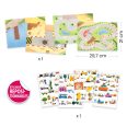   Matricázós sztorik, 3D - Közlekedés járművekkel - Lift-up stickers - Vehicles