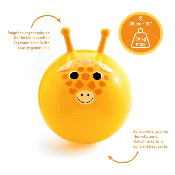 Ugrálólabda, ∅ 45 cm - Jumpy Gigi