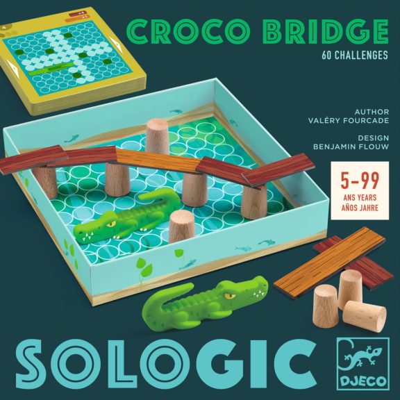 Hídépítő logikai játék- Coco Bridge -Djeco