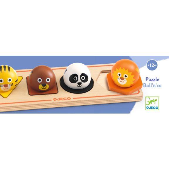 Formaillesztő, formaberakó - Állati fejecskék - Ball'n'Co