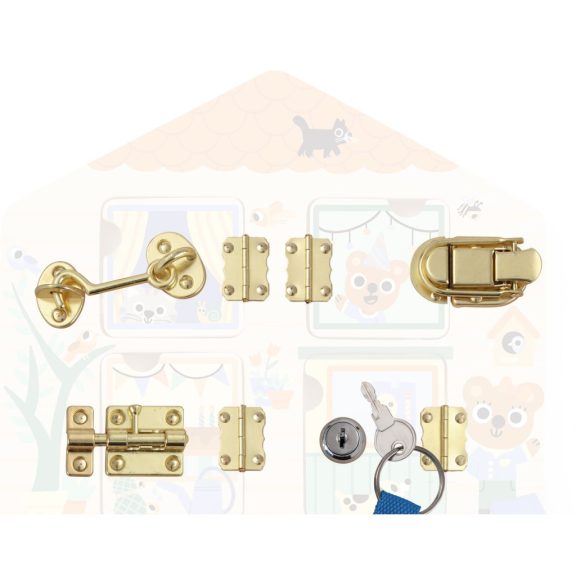 Zárak, reteszek- nyitás-zárás fejlesztőjáték Djeco