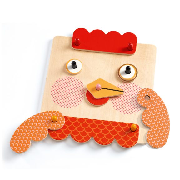 Szerelő játék - Tiki-taki arcocska - CreaFaces