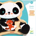 Fa puzzle - Panda, 9 db-os - Puzzlo Panda