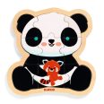 Fa puzzle - Panda, 9 db-os - Puzzlo Panda