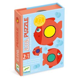   Képkirakó - halacskás színegyeztetős játék - Little Puzzle Djeco
