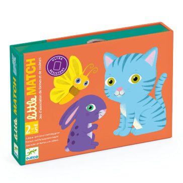 Cuki állatok- párosító kártyajáték Djeco