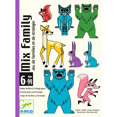 Kártyajáték - Állati kutyuló - Mix Familly