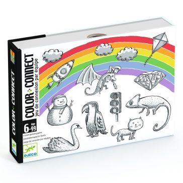 Színes kapcsolatok-kártyajáték Djeco