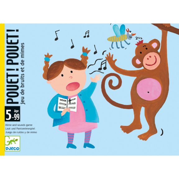 Mutogatás, hangutánzás kártyajáték Djeco