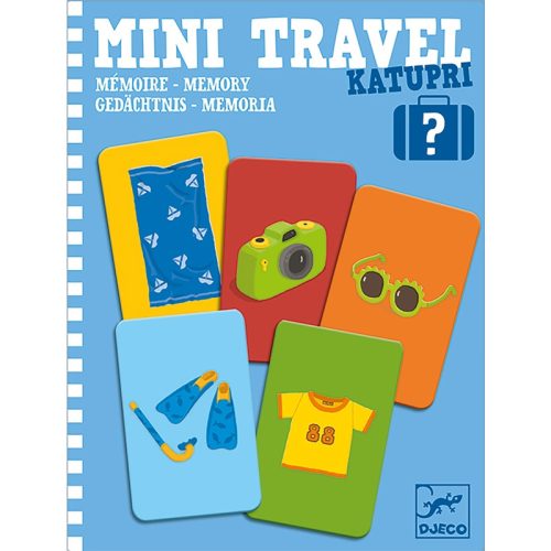 Mini utazó játék - Memória- Katupri Djeco 
