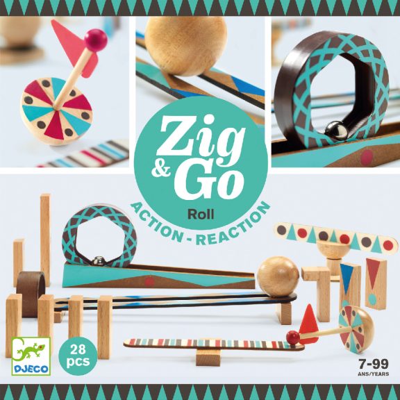 Építőjáték- Akció-reakció -Zig & Go