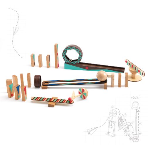 Építőjáték- Akció-reakció -Zig & Go