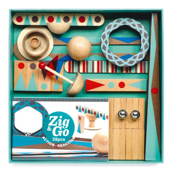 Építőjáték- Akció-reakció -Zig & Go