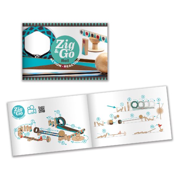 Építőjáték- Akció-reakció -Zig & Go