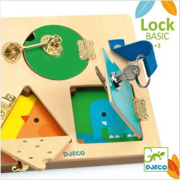   Képkirakó - Csiki-csuki ,interaktív puzzle- LockBasic Djeco