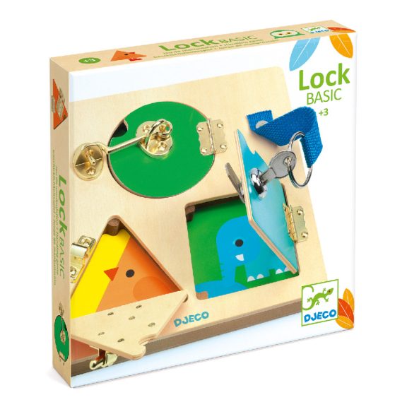 Képkirakó - Csiki-csuki ,interaktív puzzle- LockBasic Djeco