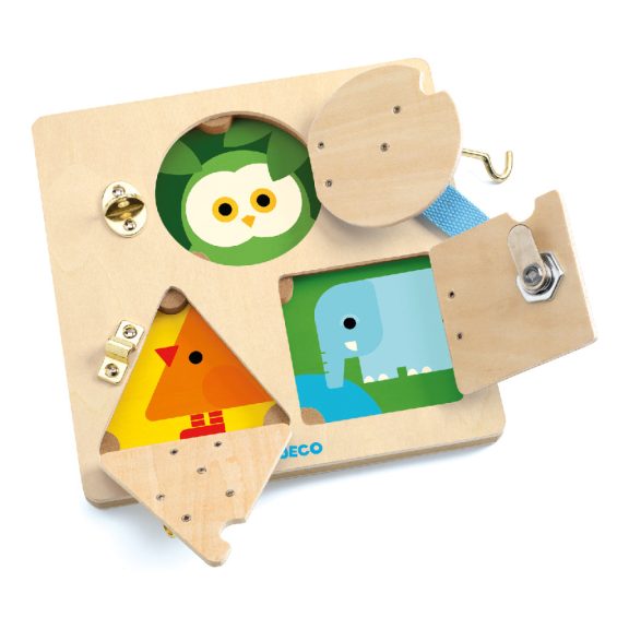Képkirakó - Csiki-csuki ,interaktív puzzle- LockBasic Djeco