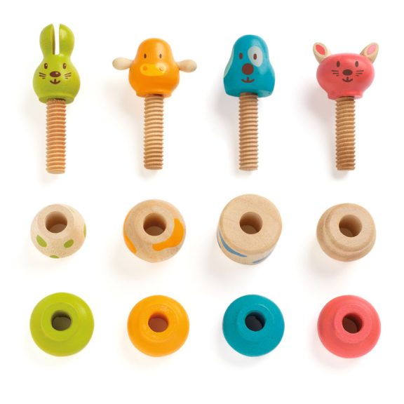 Toronyépítő fajáték - Kreatív állatfigurák - Vis-animo