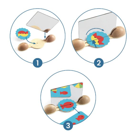 Képkirakó - Tükröző halak - Ze Mirror Images Djeco