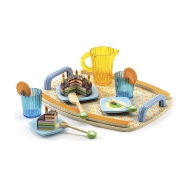Teadélután-Teás és tortás készlet -szerepjáték Djeco