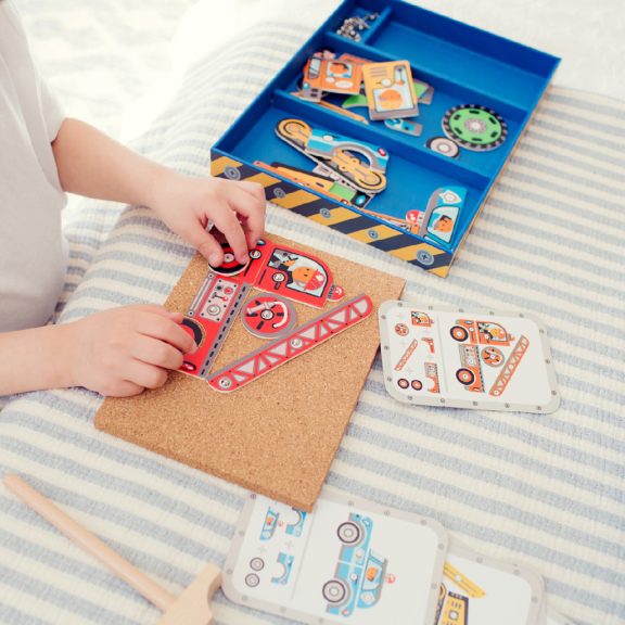 Kalapálós játék - Autós -Djeco