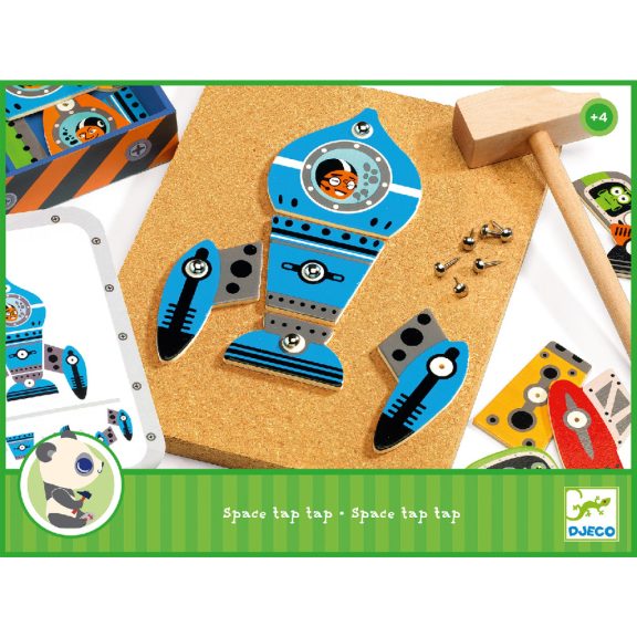 Kalapálós játék - Űrhajók - Djeco