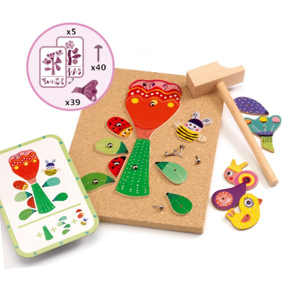 Kalapálós játék - Kert  fejlesztőjáték Djeco