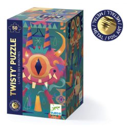 Szörnyek partija -Metál fényű puzzle 50 db-os Djeco