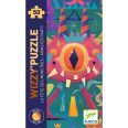 Szörnyek partija -Metál fényű puzzle 50 db-os Djeco