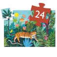 Formadobozos puzzle - A tigris sétája -24db-os Djeco