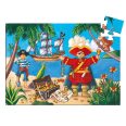 Formadobozos puzzle - Kalózok kincse-36db-os