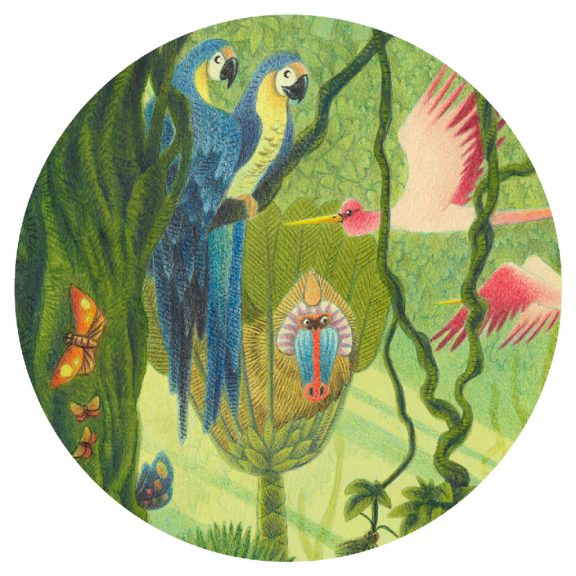 Formadobozos puzzle - Dzsungel puzzle, 54 db-os - In the Jungle