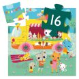   Formadobozos puzzle - Fagyis kocsi, 16 db-os - Ice cream truck