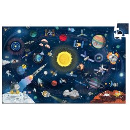   Megfigyeltető puzzle - A világűr, 200 db-os + booklet Djeco