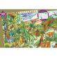Megfigyeltető puzzle - Dinoszauruszok 100 db-os  Djeco