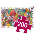Megfigyeltető puzzle - Riói karnevál, 200 db-os  Djeco