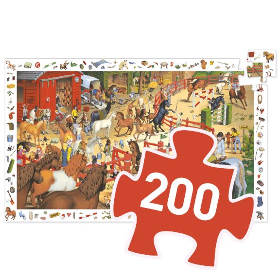 Megfigyeltető puzzle - Lovaglás