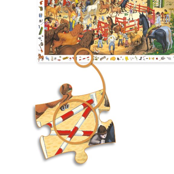 Megfigyeltető puzzle - Lovaglás