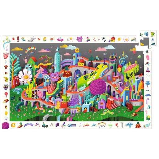 Megfigyeltető puzzle - Őrült város, 200 db-os  Djeco