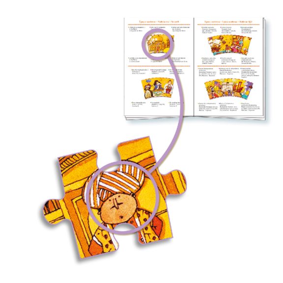 Megfigyeltető puzzle - Történelem - spirál puzzle + booklet