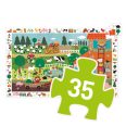 Megfigyeltető puzzle - A farm- 35 db-os  Djeco