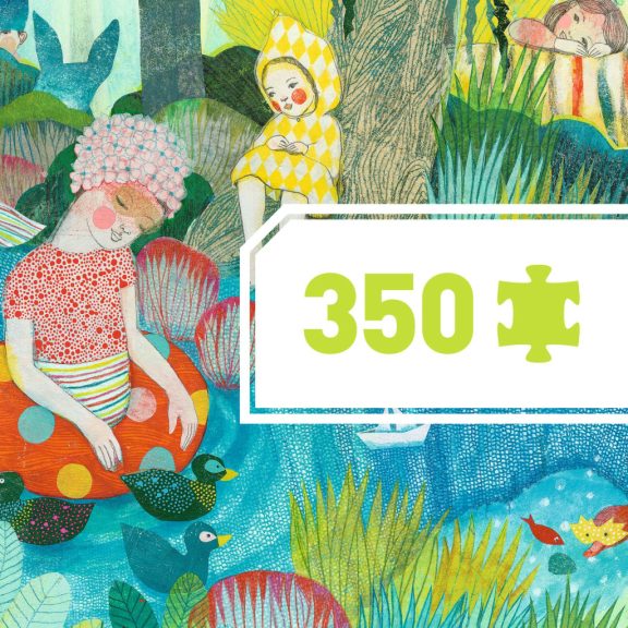 Művész puzzle - Folyóparti piknik, 350 db-os - River Party