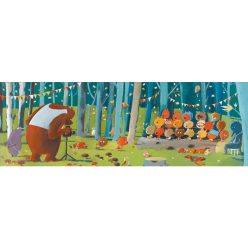 Művész puzzle - Erdei barátok, 100 db-os - Djeco