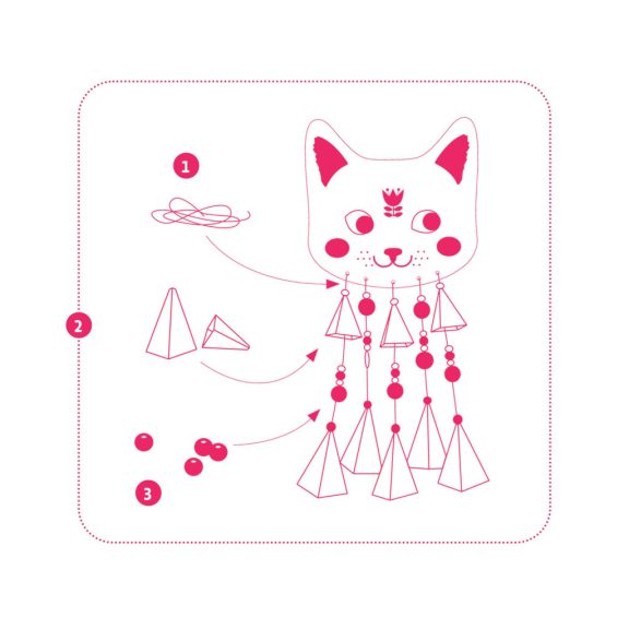 Készítsd magad! - Kitty szélcsengő - Kitty 