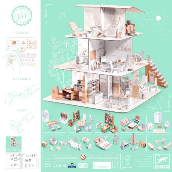 Készítsd magad! - Baba ház bútorokkal 3D-ben - Doll’s house