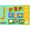 Párosító puzzle 8db-os - Állati mintázatok  Djeco