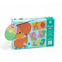 Párosító puzzle - Kié a tojás, 12 db-os  Djeco