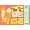   Párosító puzzle - Kié a kölyök, 24 db-os - Baby animals